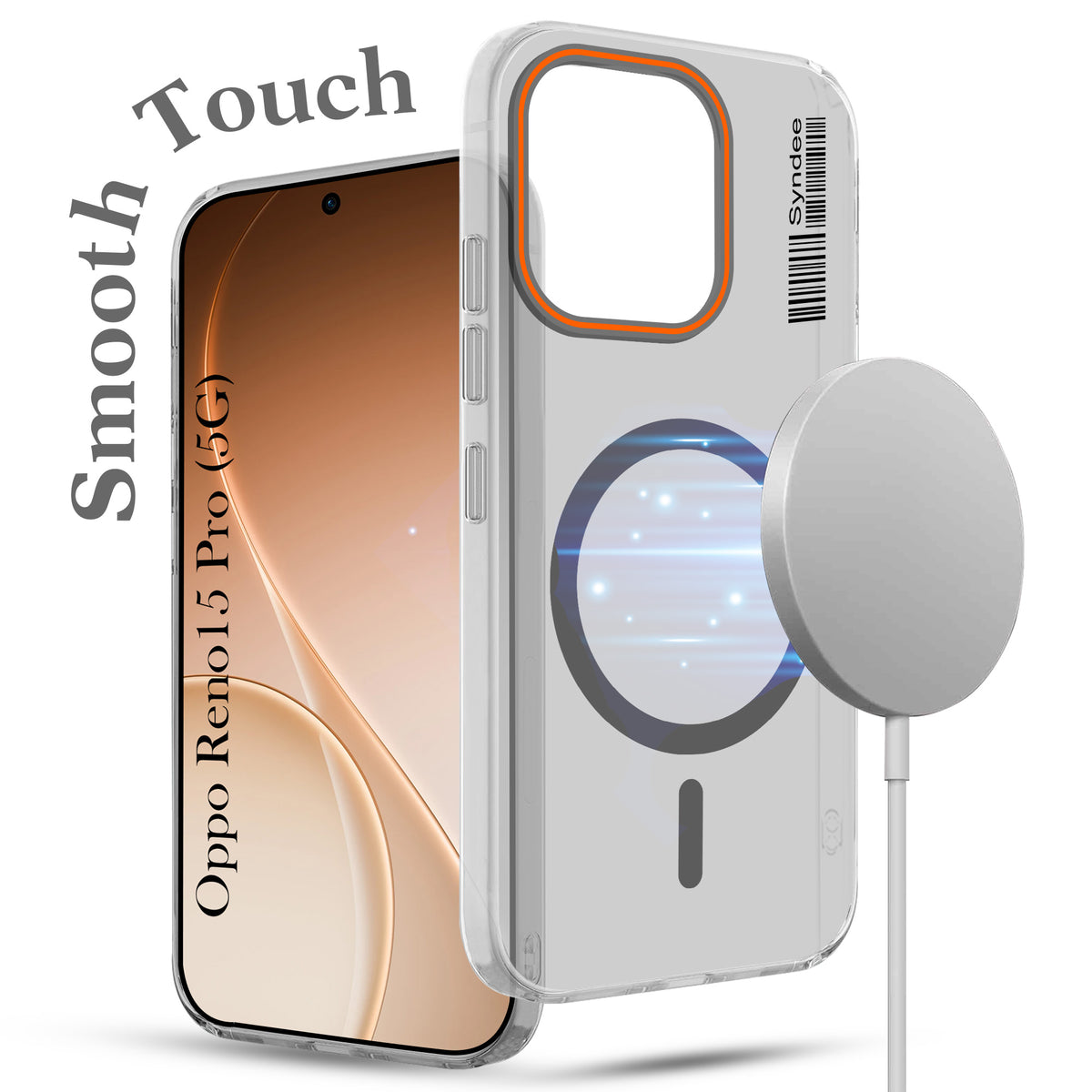 For Oppo Reno15 Pro 5G | Oppo Reno 15 Pro 5G Back Cover Case (Soft Touch | Camera Bump Protection | MagSafe Compatible | Matte Finish)