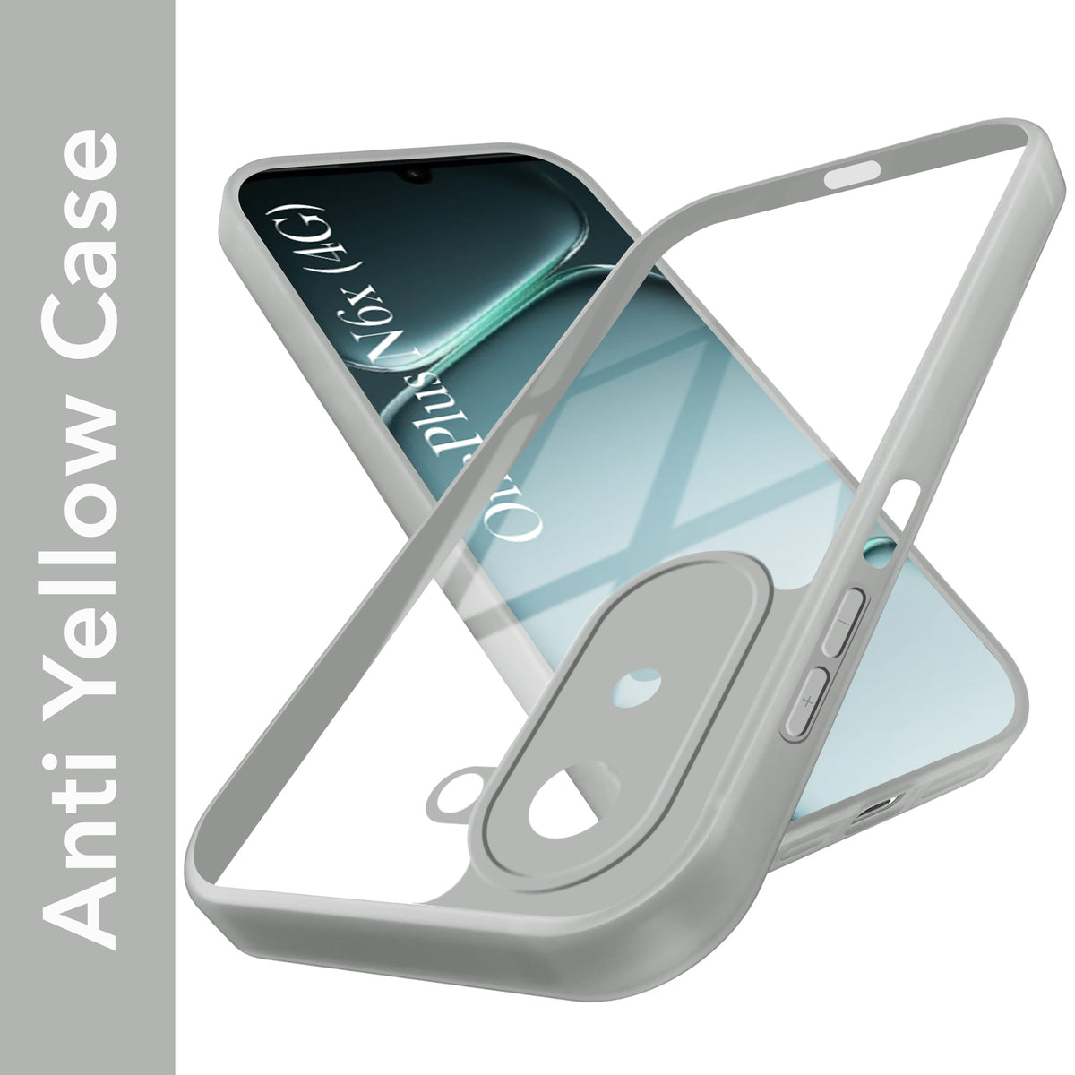 For OnePlus N6X Back Cover Case Ultra-Hybrid (Lifetime Anti Yellow | Anti Scratch | Crystal Clear Shockproof)