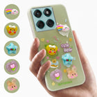 For Motorola Moto Edge 60 Back Cover Case (3D Cute Cartoons | Hard Back Side Soft | Matte Premium Finish | HD Printing)
