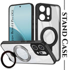 For Oppo Reno14 Pro 5G | Oppo Reno 14 Pro 5G Back Cover Case (Kick Stand Ring Holder | Life time Anti Yellow | Camera Protection)
