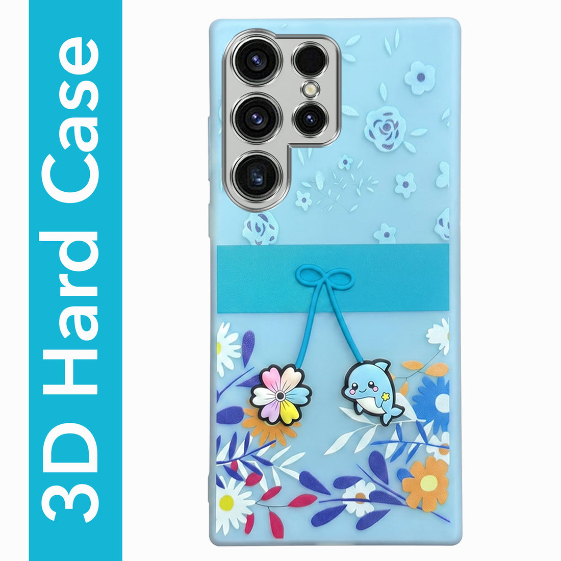 For Samsung Galaxy S23 Ultra Back Cover Case (3D Cute Cartoons | Hard Back Side Soft | Matte Premium Finish | HD Printing)