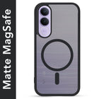 For Vivo V70 FE 5G Matte Finish Back Case Cover (MagSafe Compatible | Translucent Soft Touch | Slim and Unbreakable)