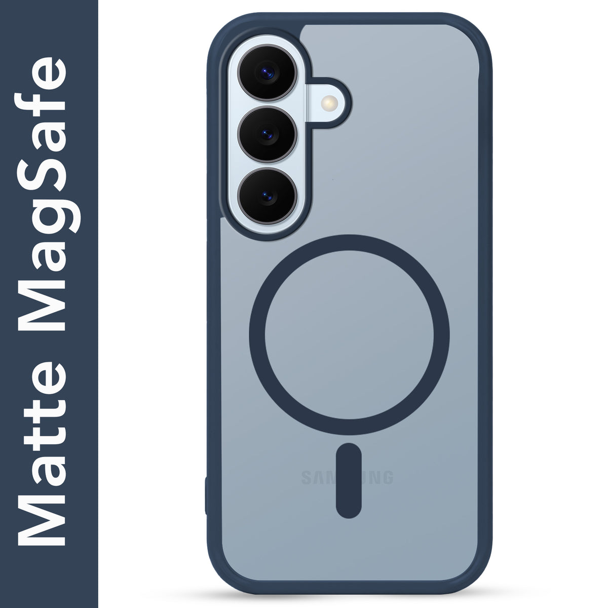For Samsung Galaxy S26 Plus Matte Finish Back Case Cover (MagSafe Compatible | Translucent Soft Touch | Slim and Unbreakable)