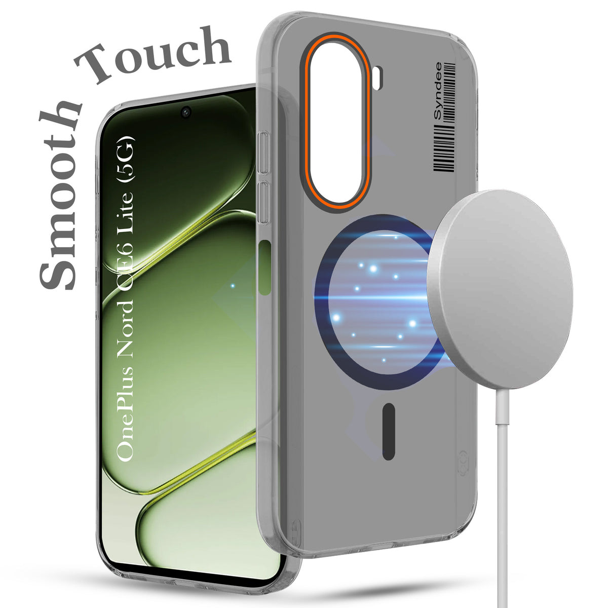 For OnePlus Nord CE 6 Lite Back Cover Case (Soft Touch | Camera Bump Protection | MagSafe Compatible | Matte Finish)