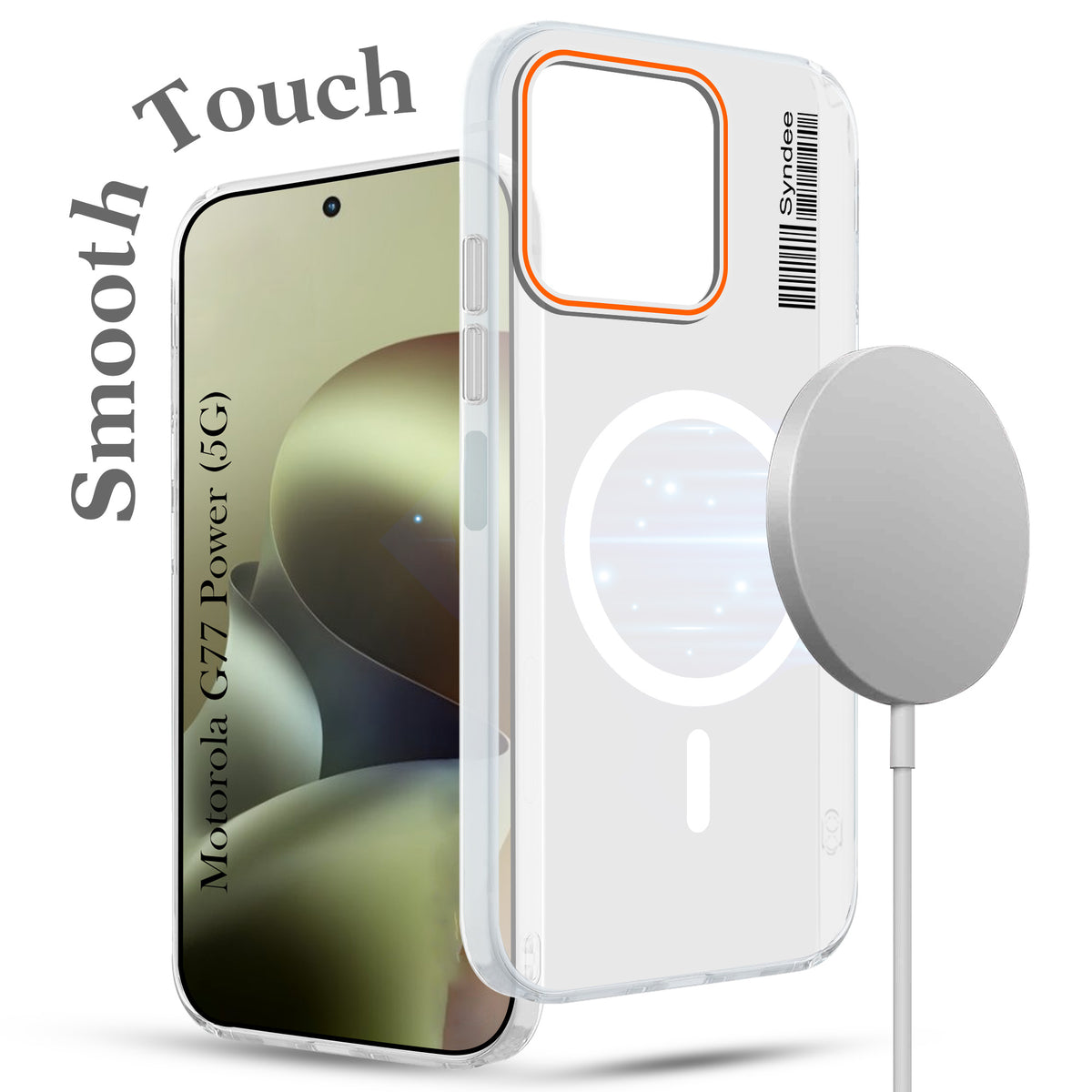 For Motorola Moto G77 Power Back Cover Case (Soft Touch | Camera Bump Protection | MagSafe Compatible | Matte Finish)