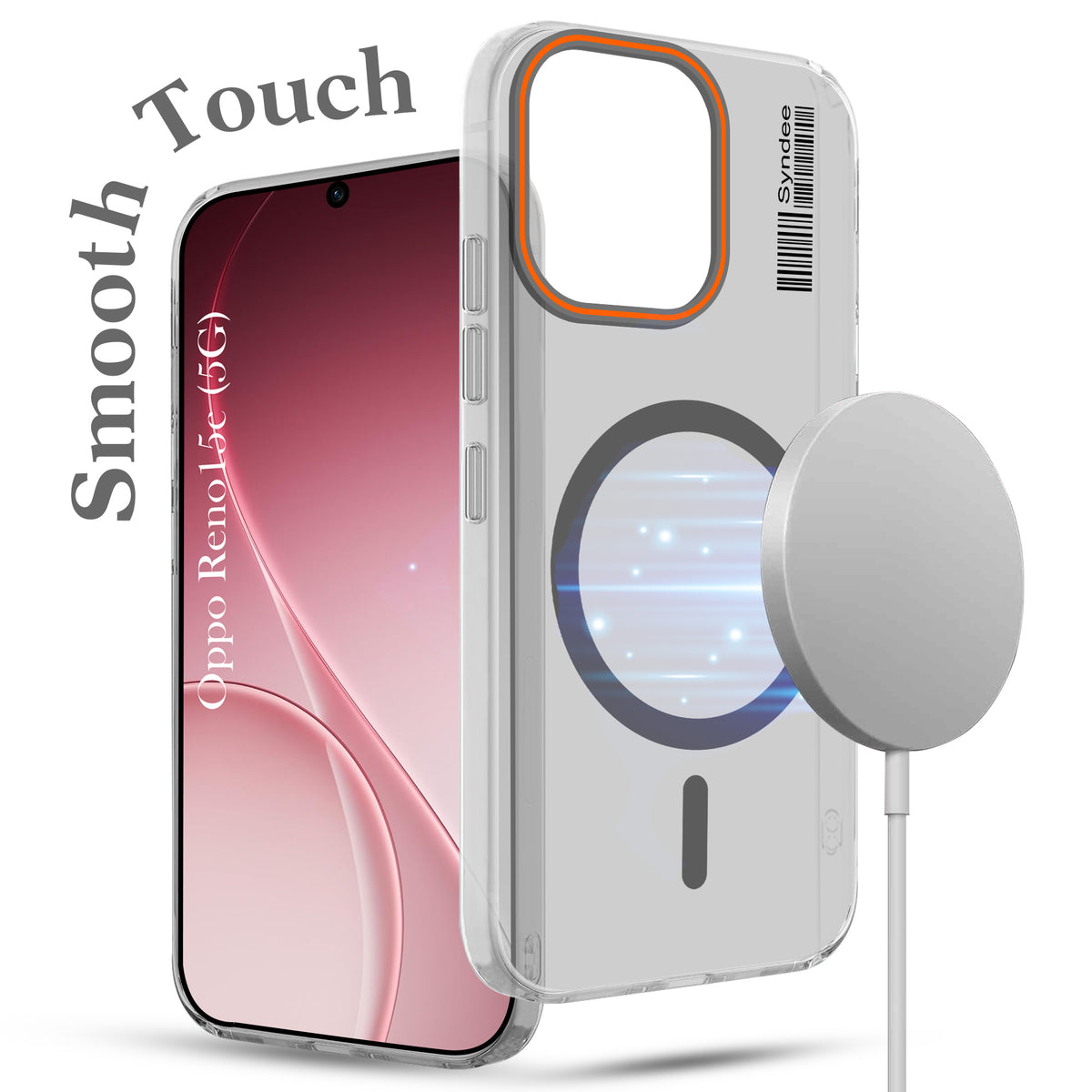 For Oppo Reno 15c Back Cover Case (Soft Touch | Camera Bump Protection | MagSafe Compatible | Matte Finish)