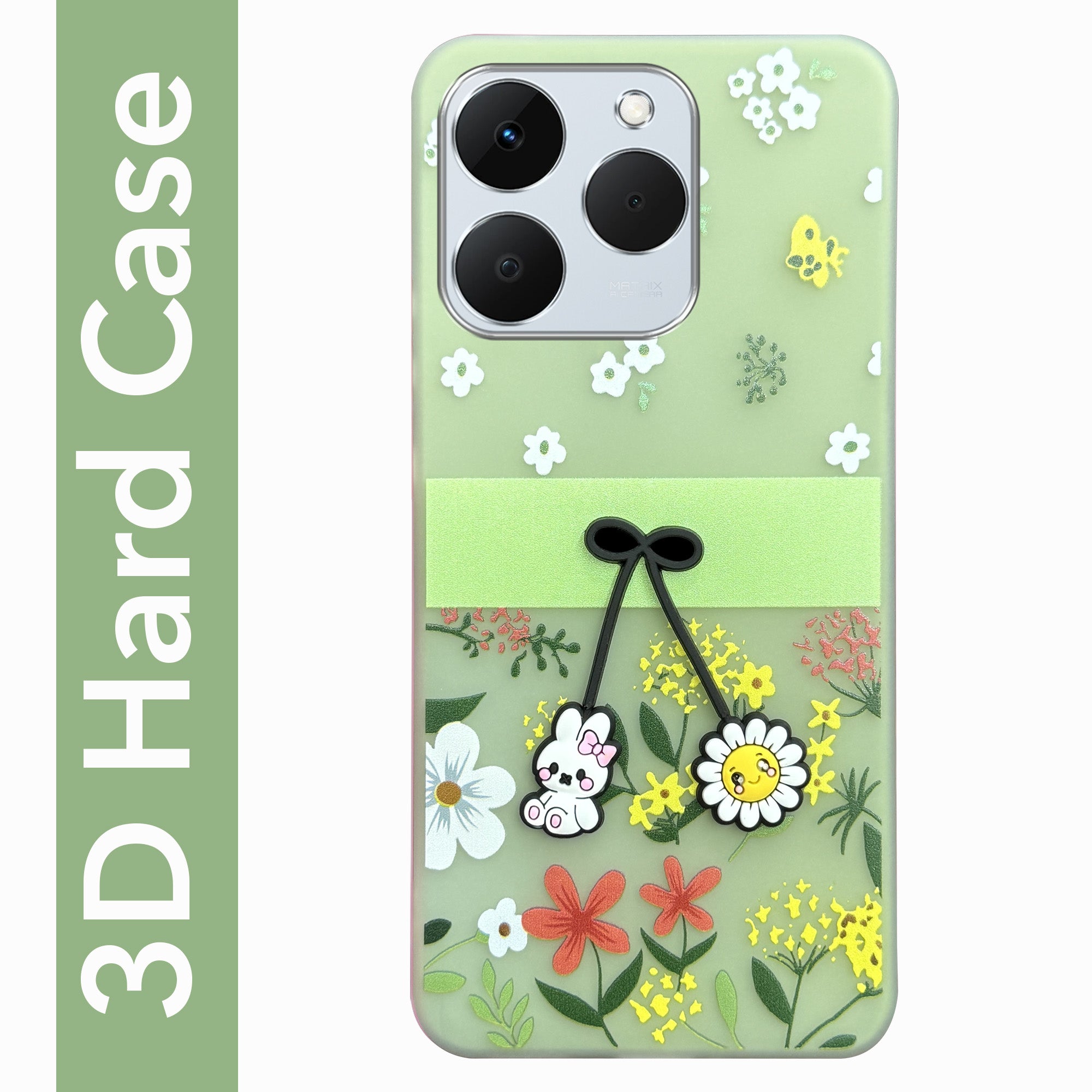 For Realme 15T | Realme Narzo 90 Back Cover Case (3D Cute Cartoons | Hard Back Side Soft | Matte Premium Finish | HD Printing)