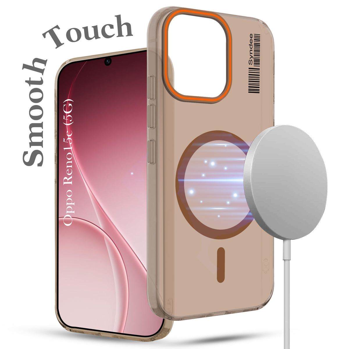 For Oppo Reno 15c Back Cover Case (Soft Touch | Camera Bump Protection | MagSafe Compatible | Matte Finish)