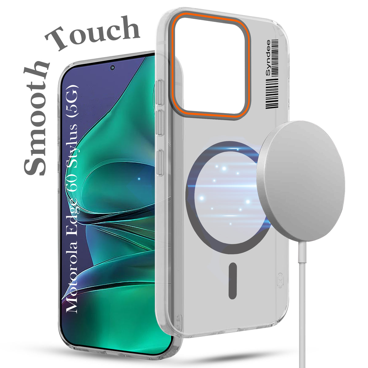 For Motorola Moto Edge 60 Stylus Back Cover Case (Soft Touch | Camera Bump Protection | MagSafe Compatible | Matte Finish)