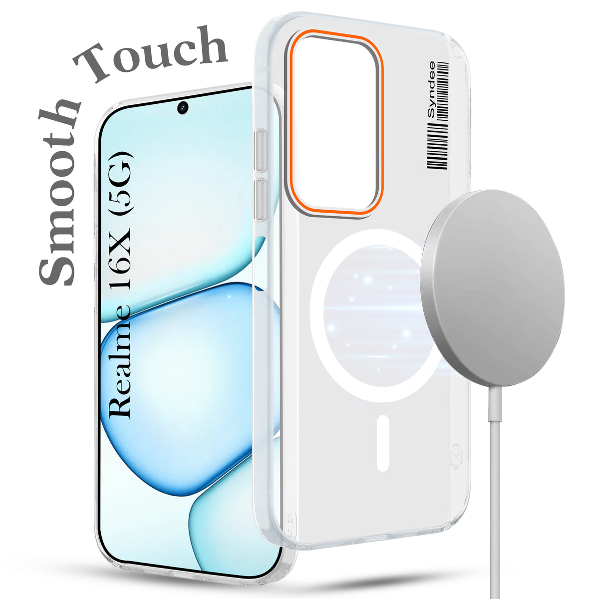 For Realme 16x 5G Back Cover Case (Soft Touch | Camera Bump Protection | MagSafe Compatible | Matte Finish)