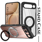 For Vivo S2 5G Back Cover Case (Kick Stand Ring Holder | Life time Anti Yellow | Camera Protection)