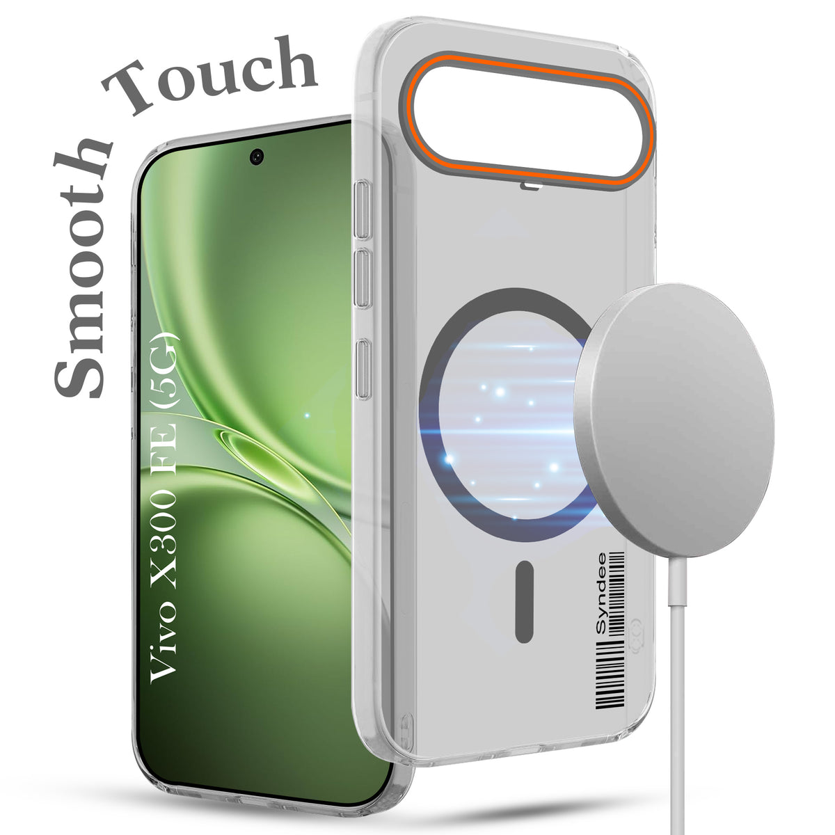 For Vivo X300 FE Back Cover Case (Soft Touch | Camera Bump Protection | MagSafe Compatible | Matte Finish)