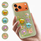 For Apple iPhone 17 Pro Max Back Cover Case (3D Cute Cartoons | Hard Back Side Soft | Matte Premium Finish | HD Printing)
