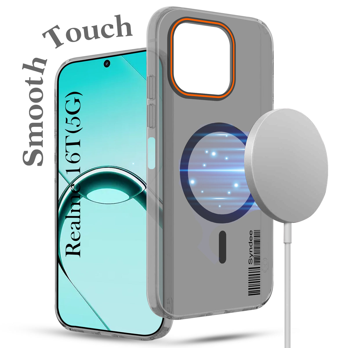 For Realme 16T 5G Back Cover Case (Soft Touch | Camera Bump Protection | MagSafe Compatible | Matte Finish)