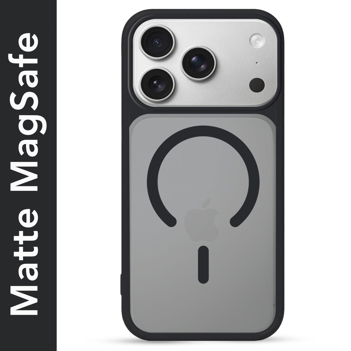 For Apple iPhone 17 Pro Max Matte Finish Back Case Cover (MagSafe Compatible | Translucent Soft Touch | Slim and Unbreakable)