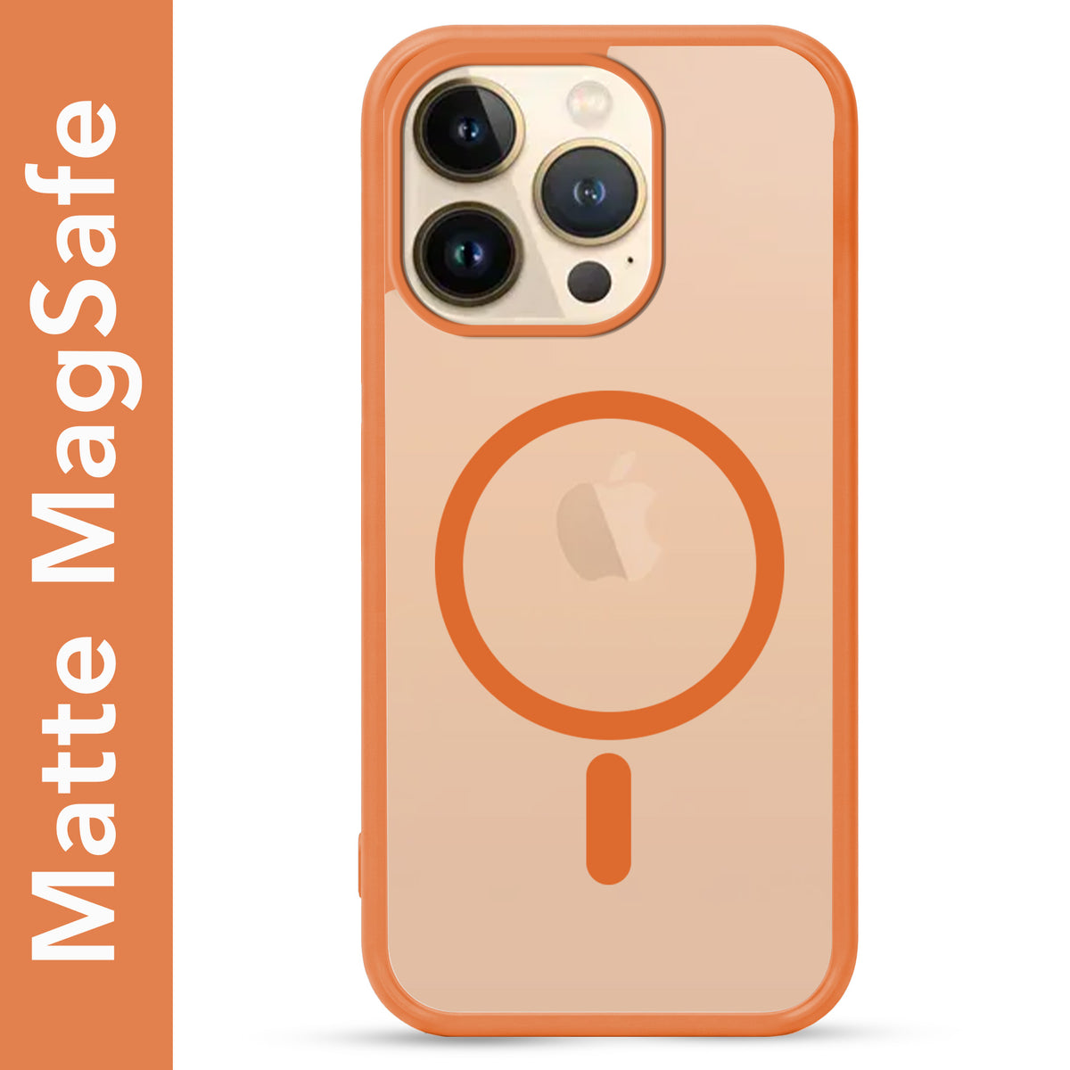 For Apple iPhone 13 Pro Max Matte Finish Back Case Cover (MagSafe Compatible | Translucent Soft Touch | Slim and Unbreakable)
