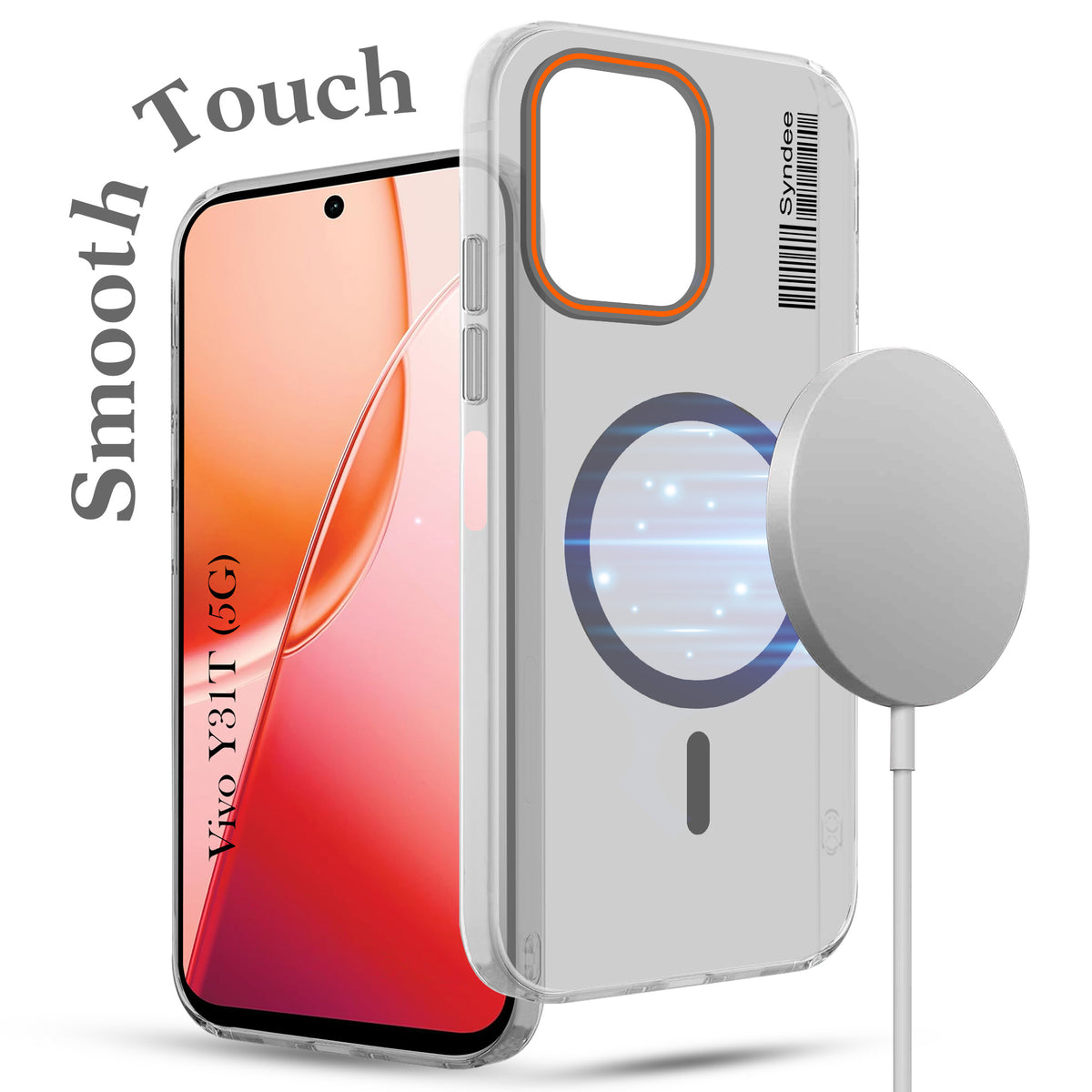 For Vivo Y31T 5G Back Cover Case (Soft Touch | Camera Bump Protection | MagSafe Compatible | Matte Finish)