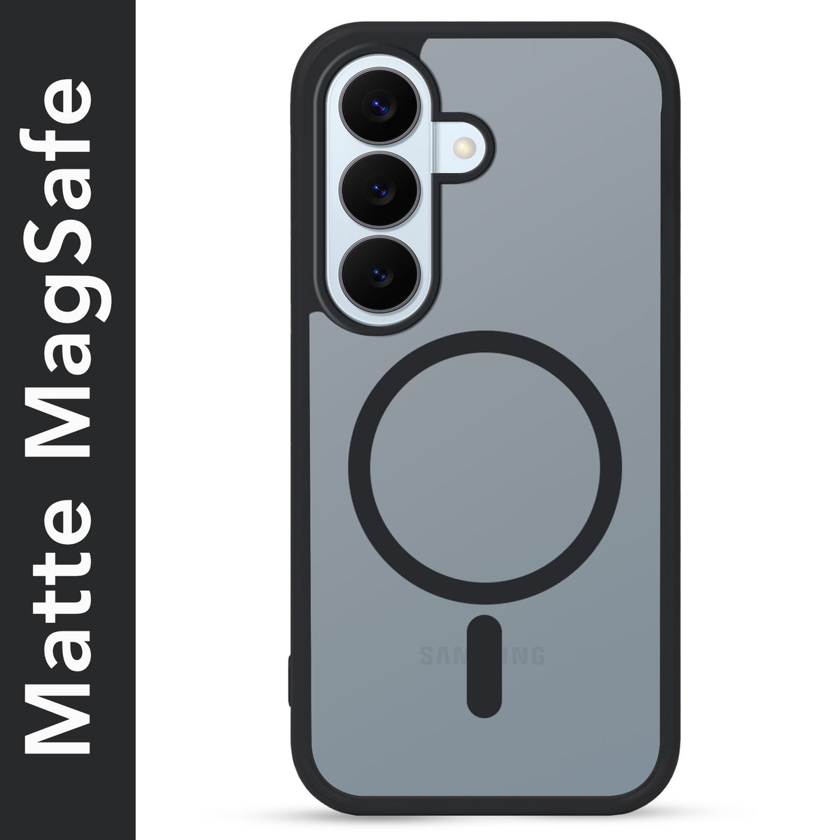 For Samsung Galaxy S26 Plus Matte Finish Back Case Cover (MagSafe Compatible | Translucent Soft Touch | Slim and Unbreakable)