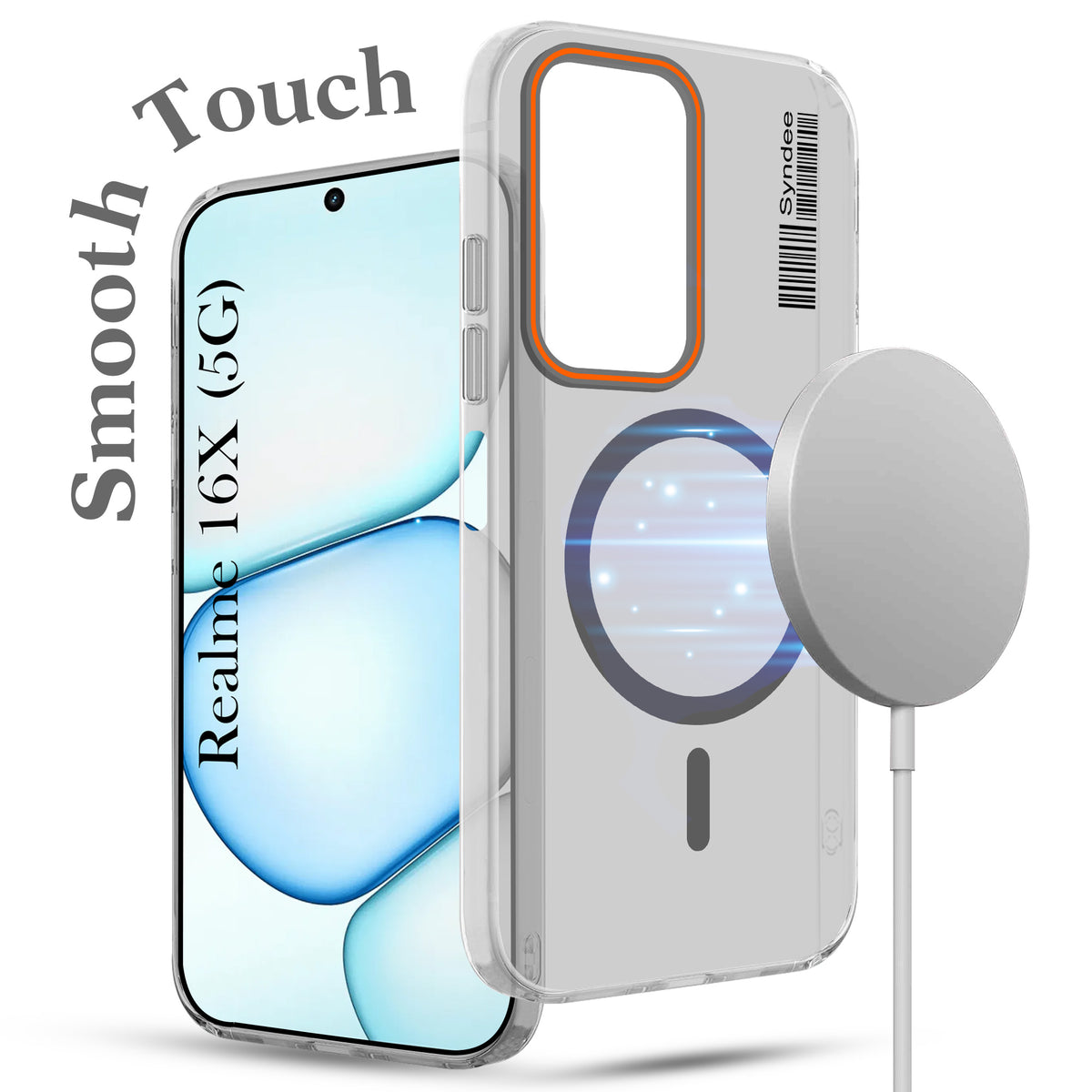 For Realme 16x 5G Back Cover Case (Soft Touch | Camera Bump Protection | MagSafe Compatible | Matte Finish)