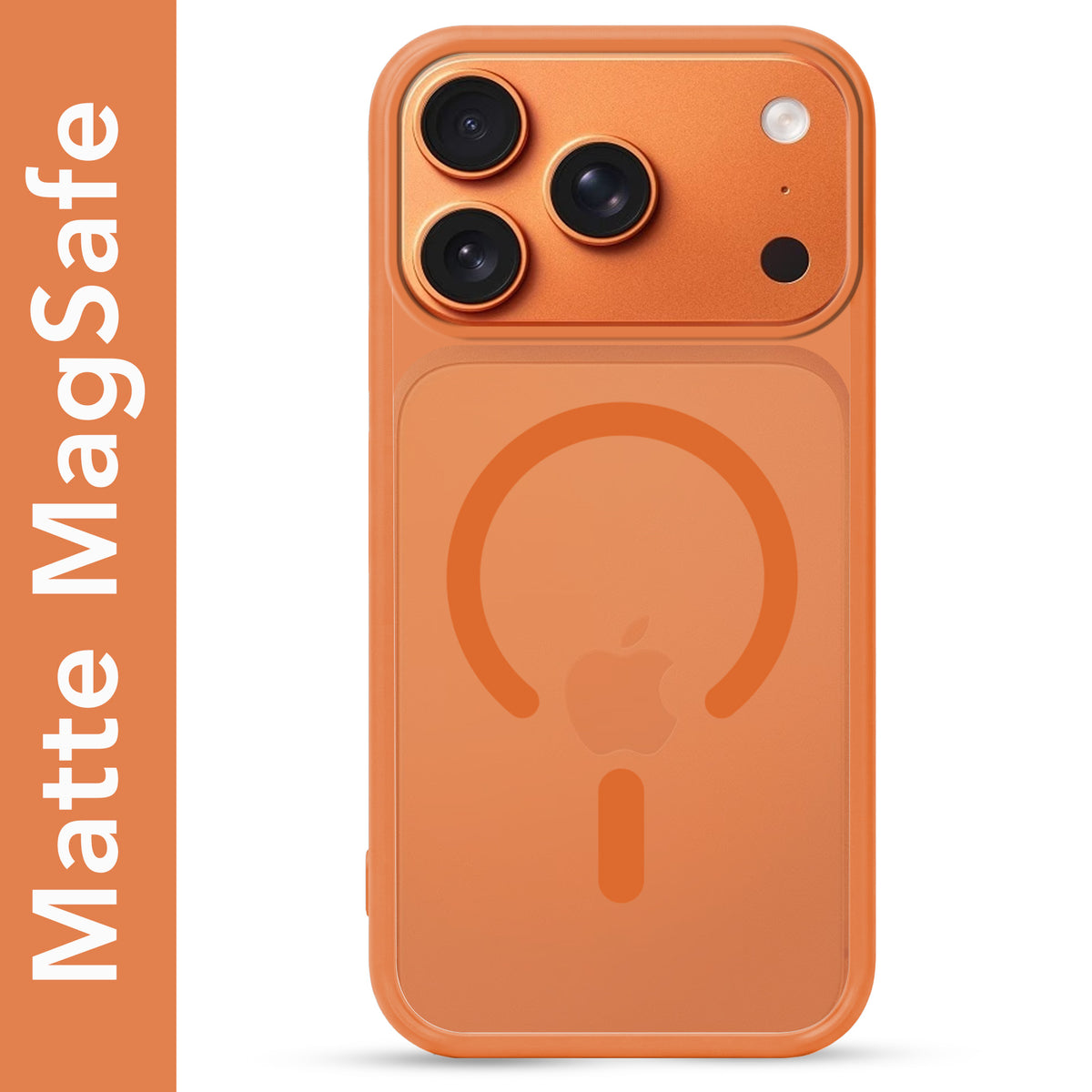 For Apple iPhone 17 Pro Max Matte Finish Back Case Cover (MagSafe Compatible | Translucent Soft Touch | Slim and Unbreakable)