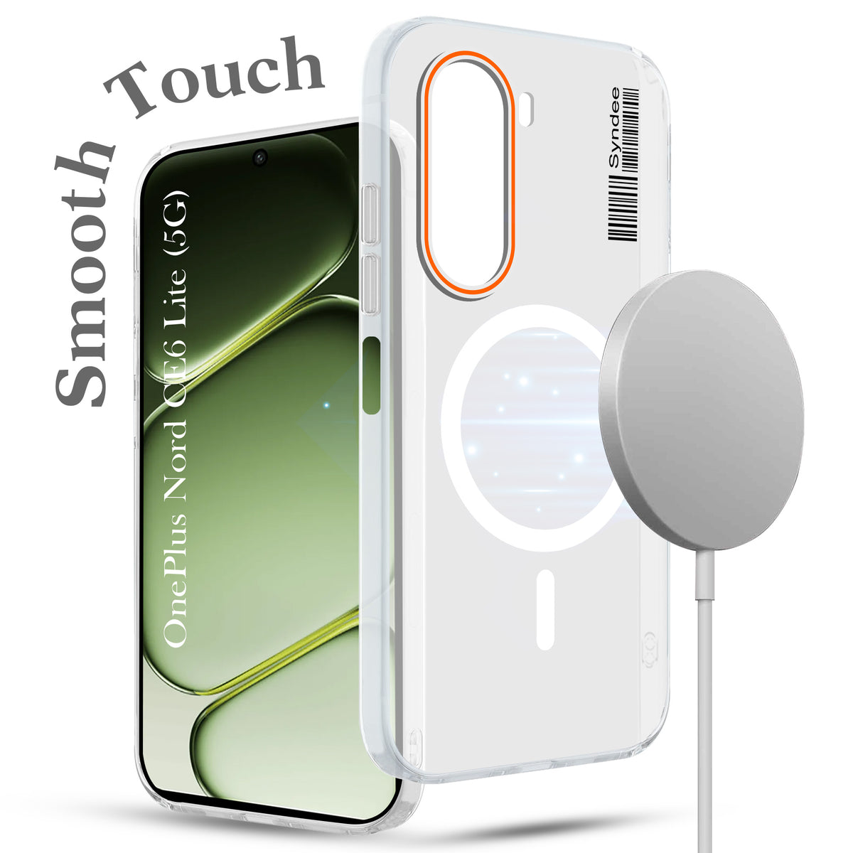 For OnePlus Nord CE 6 Lite Back Cover Case (Soft Touch | Camera Bump Protection | MagSafe Compatible | Matte Finish)