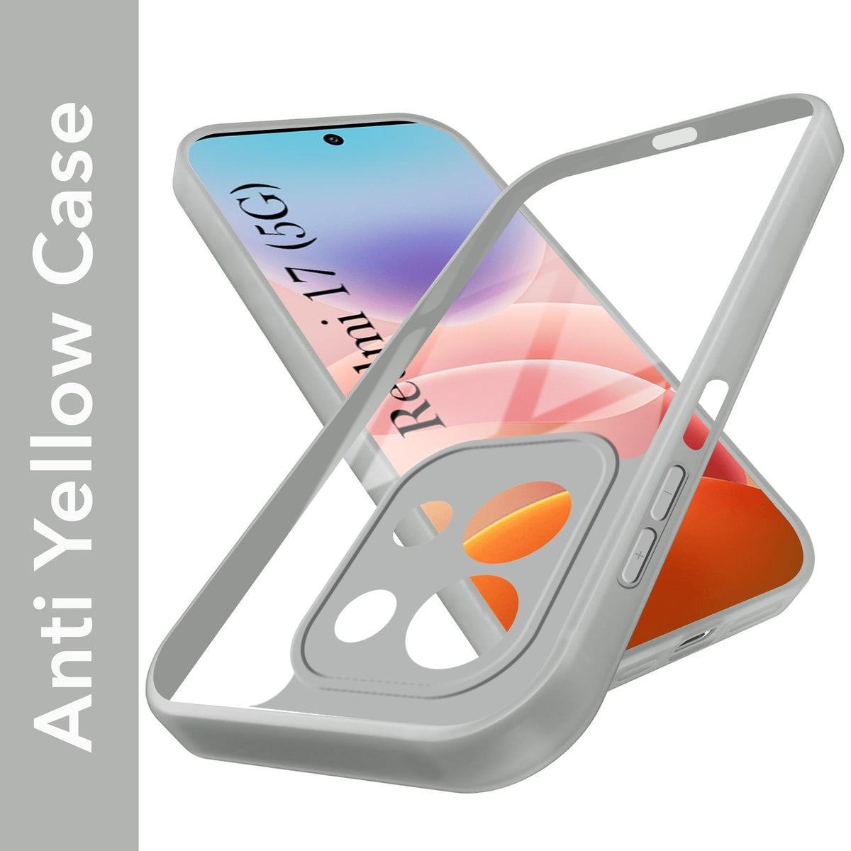 For Redmi 17 5G Back Cover Case Ultra-Hybrid (Lifetime Anti Yellow | Anti Scratch | Crystal Clear Shockproof)