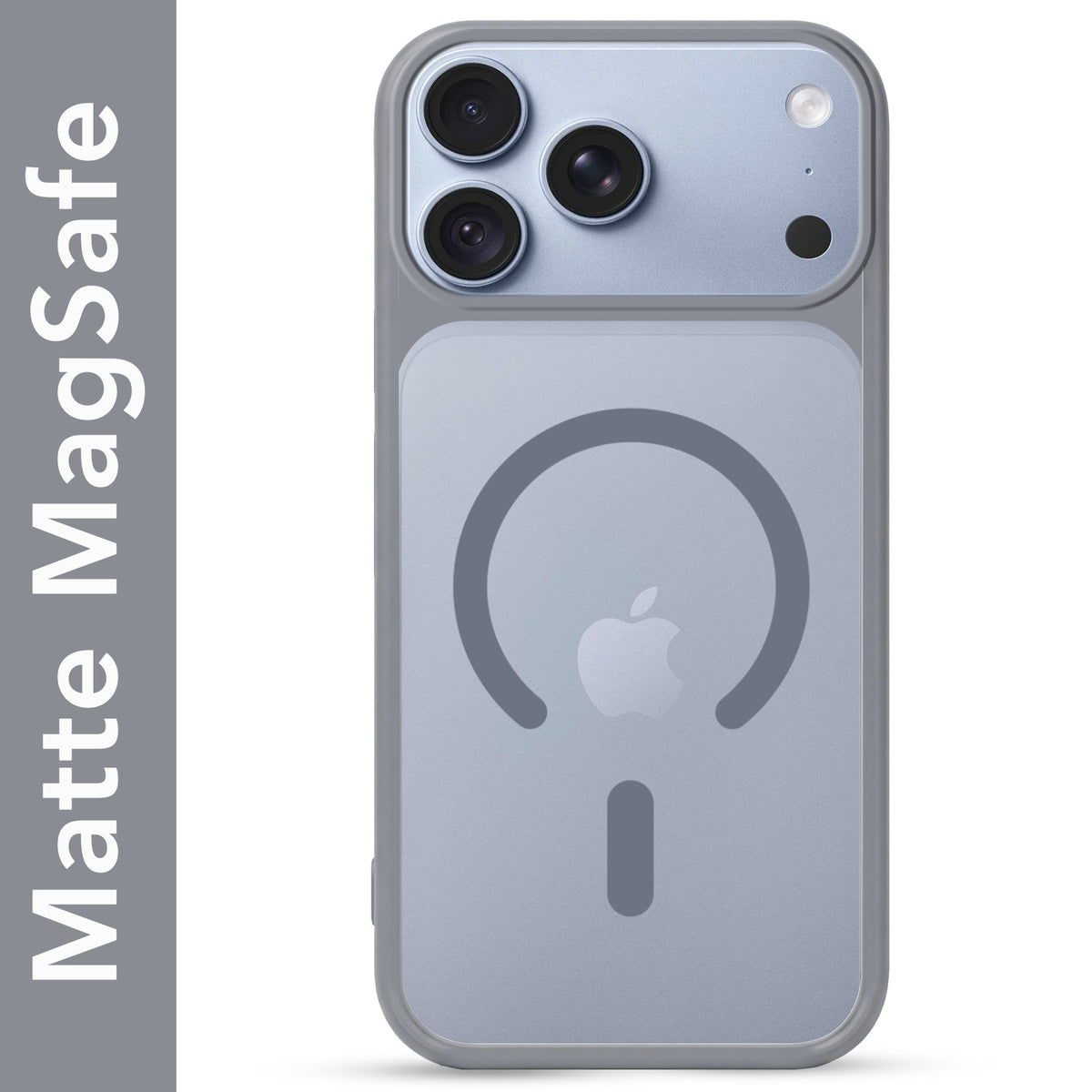 For Apple iPhone 18 Pro Max Matte Finish Back Case Cover (MagSafe Compatible | Translucent Soft Touch | Slim and Unbreakable)