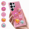 For Samsung Galaxy S25 Ultra Back Cover Case (3D Cute Cartoons | Hard Back Side Soft | Matte Premium Finish | HD Printing)