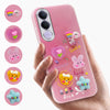 For Vivo V70 FE 5G Back Cover Case (3D Cute Cartoons | Hard Back Side Soft | Matte Premium Finish | HD Printing)