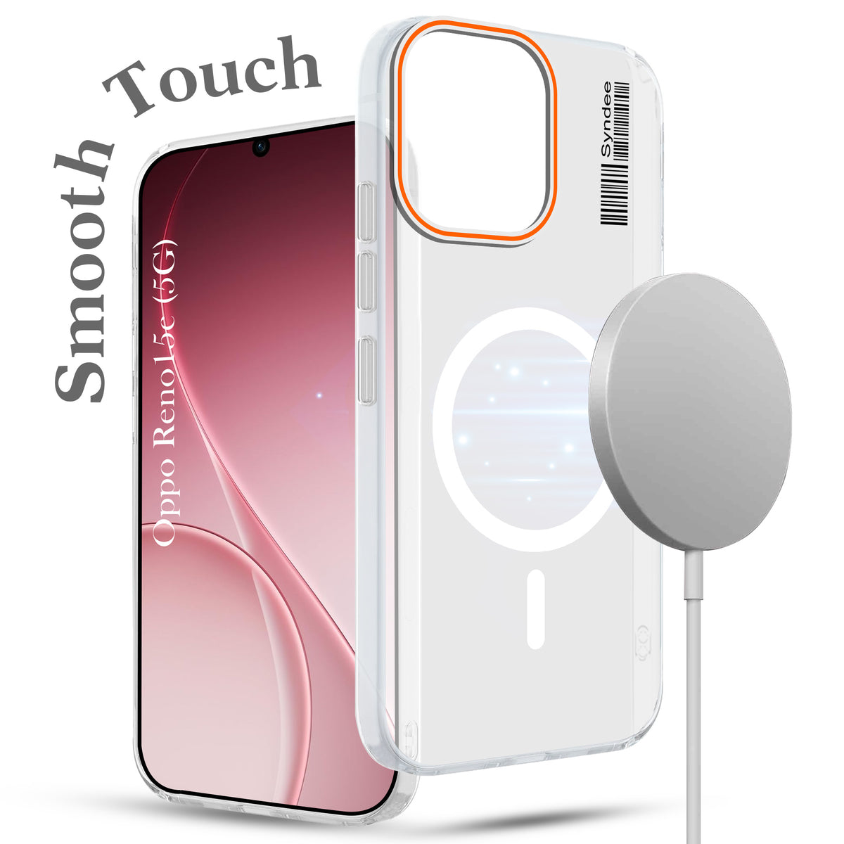 For Oppo Reno 15c Back Cover Case (Soft Touch | Camera Bump Protection | MagSafe Compatible | Matte Finish)