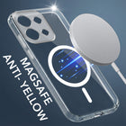 For Oppo Reno 16C 5G Back Cover Case Lifetime Anti-Yellow MagSafe Compatible Clear (Sleek Hard Crystal | Shockproof and Camera Protection)