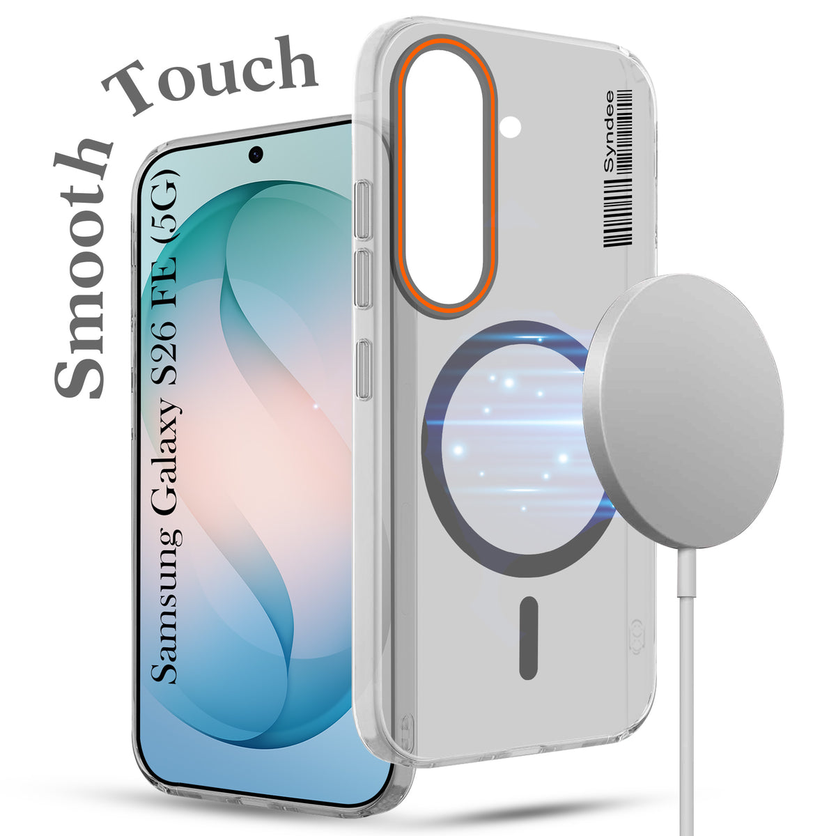 For Samsung Galaxy S26 FE Back Cover Case (Soft Touch | Camera Bump Protection | MagSafe Compatible | Matte Finish)