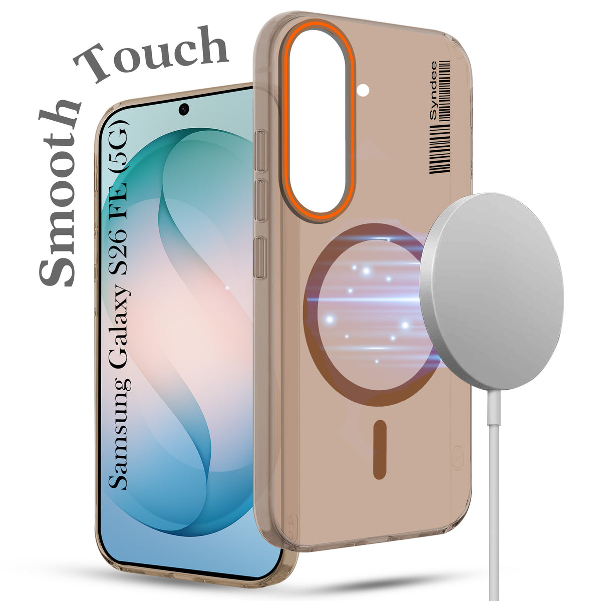 For Samsung Galaxy S26 FE Back Cover Case (Soft Touch | Camera Bump Protection | MagSafe Compatible | Matte Finish)