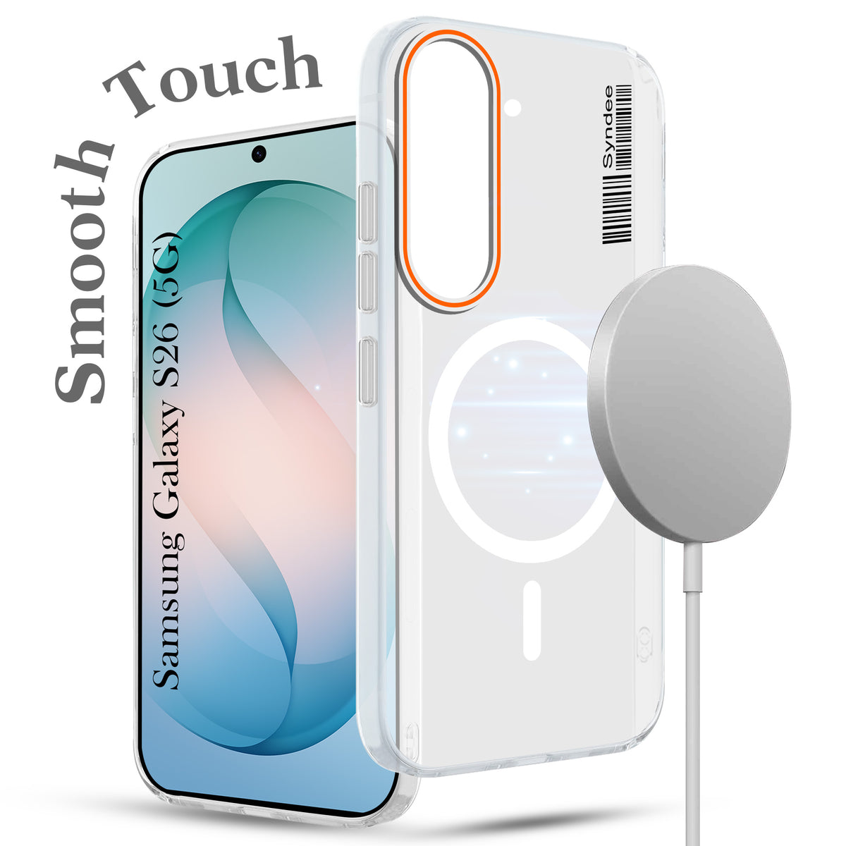 For Samsung Galaxy S26 5G Back Cover Case (Soft Touch | Camera Bump Protection | MagSafe Compatible | Matte Finish)