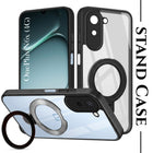 For OnePlus N6X Back Cover Case (Kick Stand Ring Holder | Life time Anti Yellow | Camera Protection)