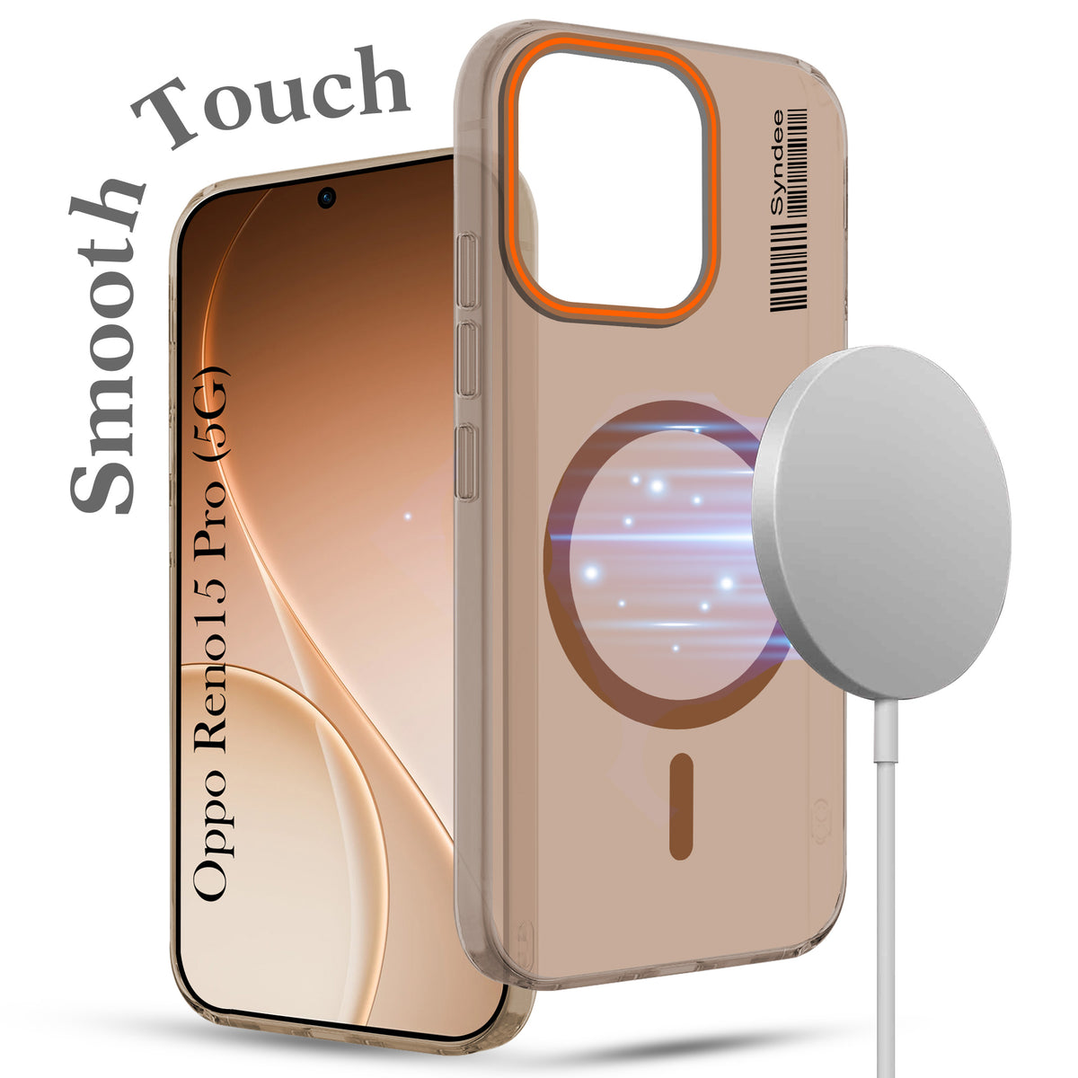 For Oppo Reno15 Pro 5G | Oppo Reno 15 Pro 5G Back Cover Case (Soft Touch | Camera Bump Protection | MagSafe Compatible | Matte Finish)