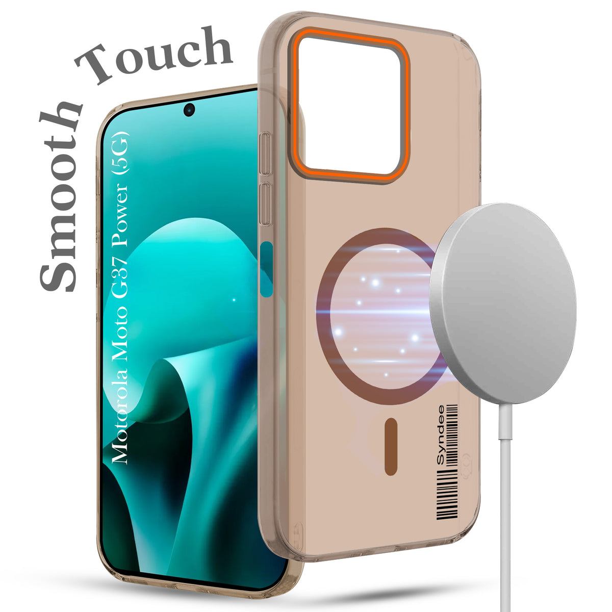 For Motorola Moto G37 Power Back Cover Case (Soft Touch | Camera Bump Protection | MagSafe Compatible | Matte Finish)