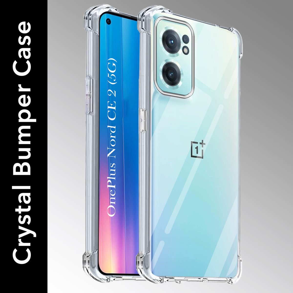 For OnePlus Nord CE 2 5G Back Cover Shockproof Crystal-Clear (Drop & Camera Protection | Hard Polycarbonate)