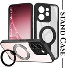 For Oppo Reno15 Pro Mini 5G | Oppo Reno 15 Pro Mini 5G Back Cover Case (Kick Stand Ring Holder | Life time Anti Yellow | Camera Protection)