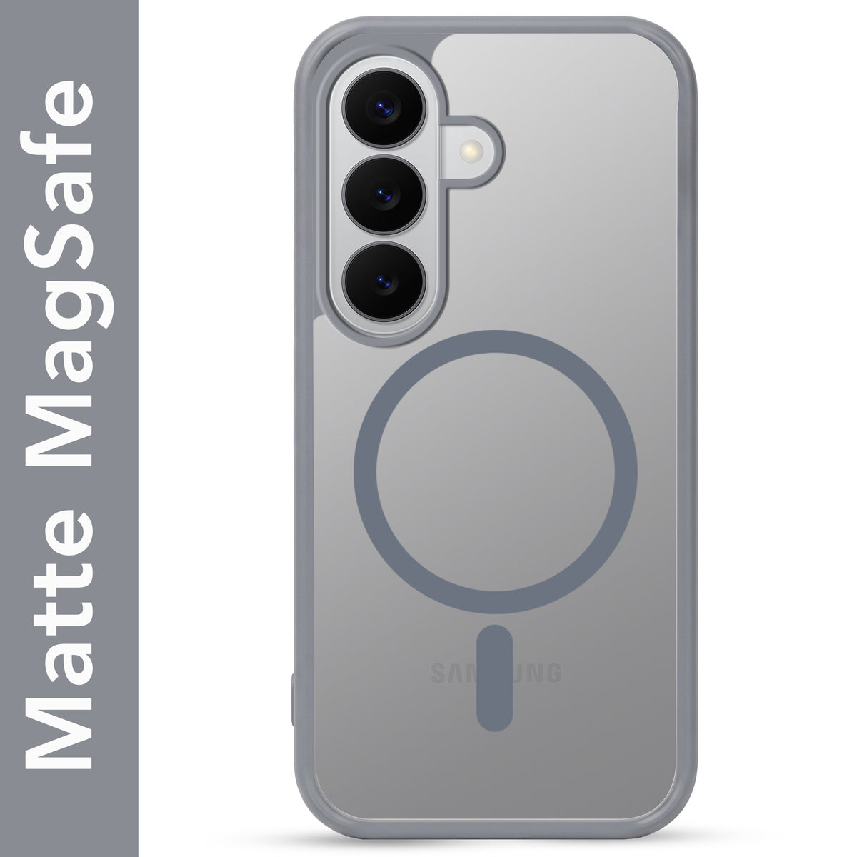 For Samsung Galaxy S26 Plus Matte Finish Back Case Cover (MagSafe Compatible | Translucent Soft Touch | Slim and Unbreakable)