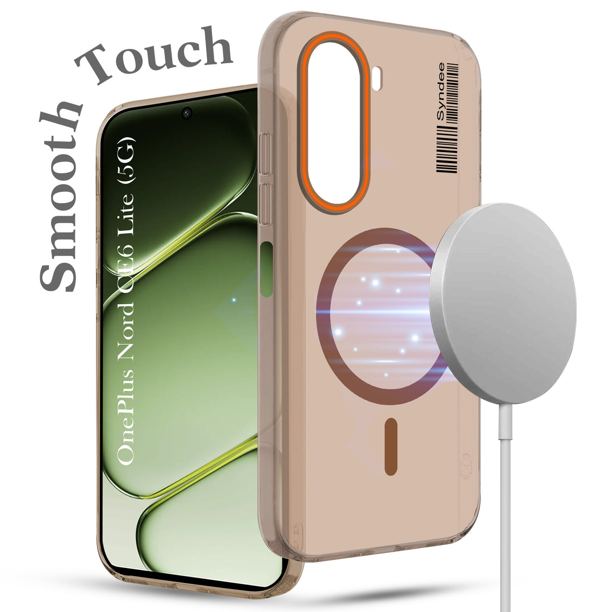 For OnePlus Nord CE 6 Lite Back Cover Case (Soft Touch | Camera Bump Protection | MagSafe Compatible | Matte Finish)