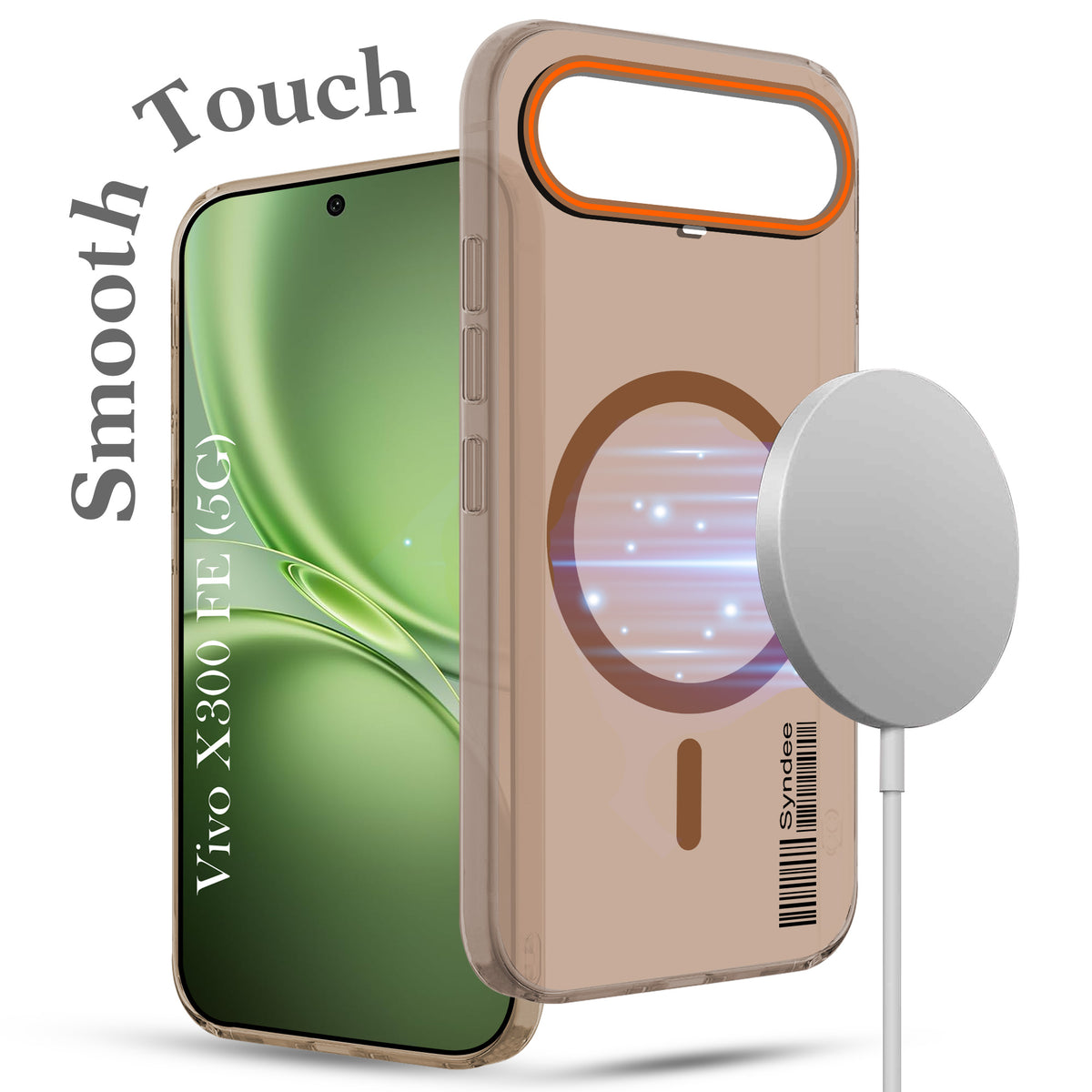 For Vivo X300 FE Back Cover Case (Soft Touch | Camera Bump Protection | MagSafe Compatible | Matte Finish)