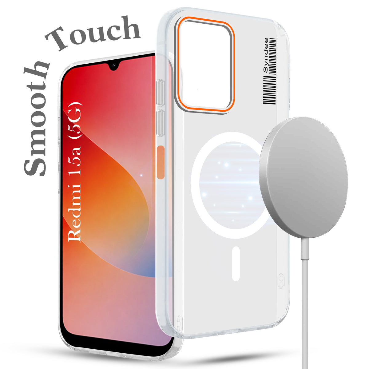 For Redmi 15A 5G Back Cover Case (Soft Touch | Camera Bump Protection | MagSafe Compatible | Matte Finish)