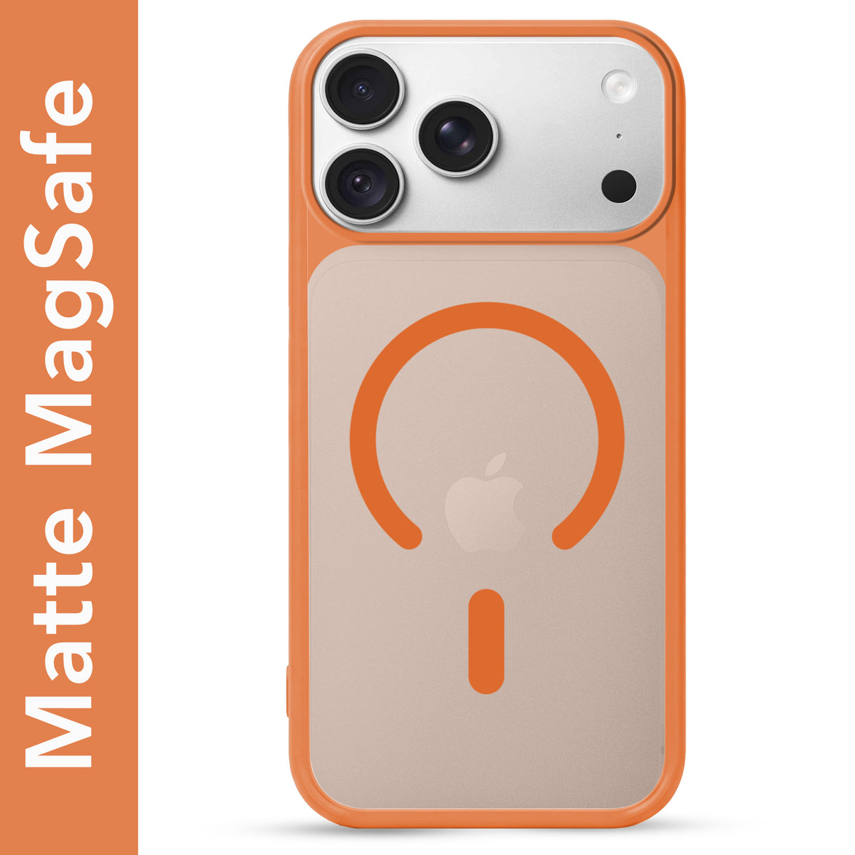 For Apple iPhone 18 Pro Matte Finish Back Case Cover (MagSafe Compatible | Translucent Soft Touch | Slim and Unbreakable)