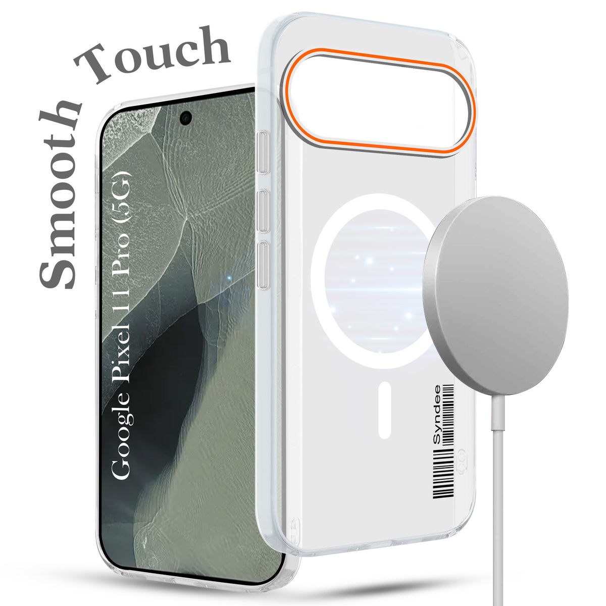 For Google Pixel 11 Pro Back Cover Case (Soft Touch | Camera Bump Protection | MagSafe Compatible | Matte Finish)