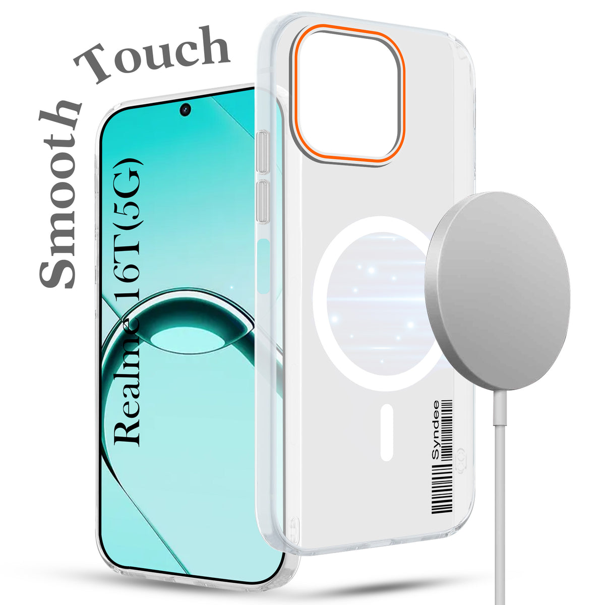 For Realme 16T 5G Back Cover Case (Soft Touch | Camera Bump Protection | MagSafe Compatible | Matte Finish)