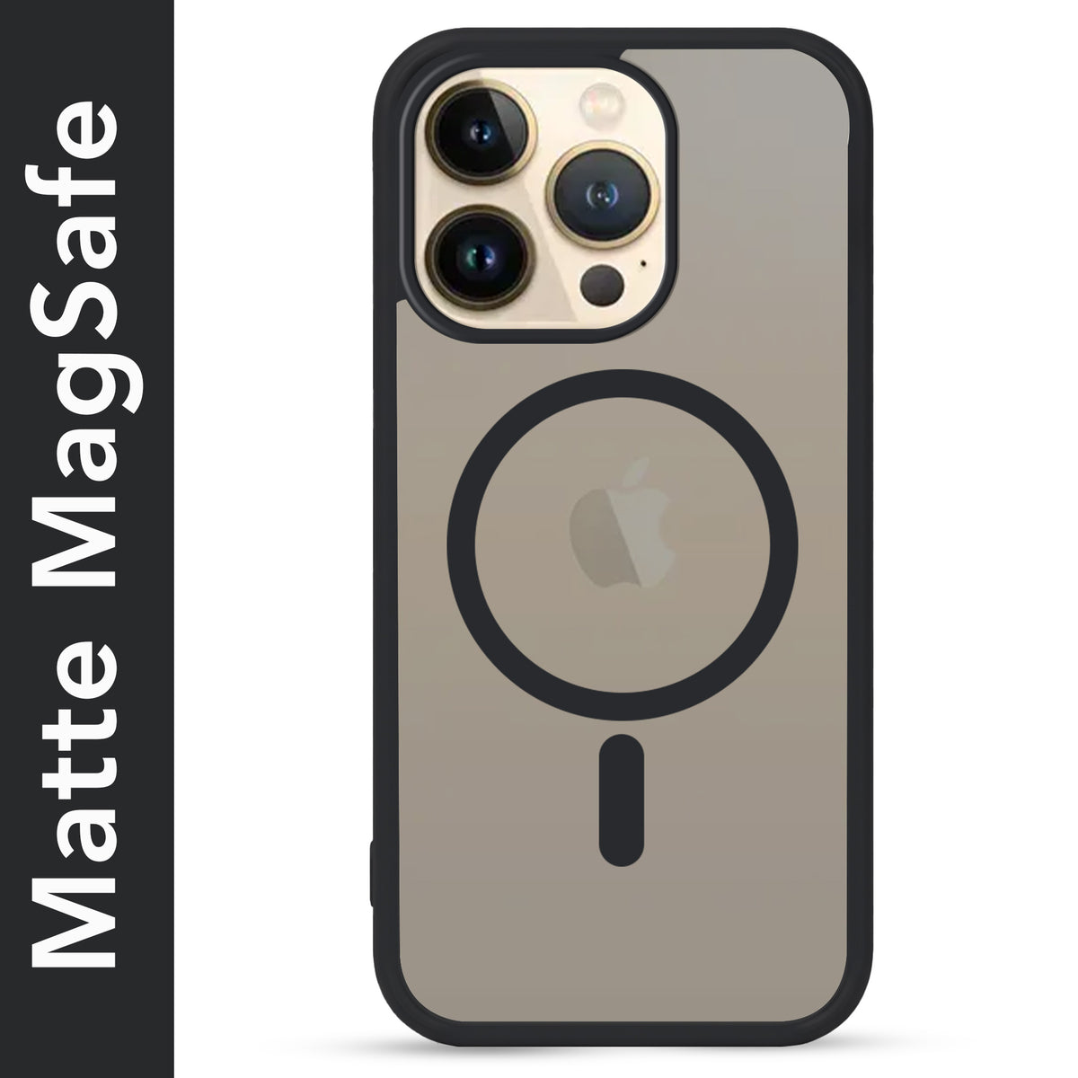 For Apple iPhone 13 pro Matte Finish Back Case Cover (MagSafe Compatible | Translucent Soft Touch | Slim and Unbreakable)