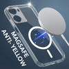 For Redmi 15A 5G Power Back Cover Case Lifetime Anti-Yellow MagSafe Compatible Clear (Sleek Hard Crystal | Shockproof and Camera Protection)