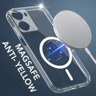 For Redmi 15A 5G Power Back Cover Case Lifetime Anti-Yellow MagSafe Compatible Clear (Sleek Hard Crystal | Shockproof and Camera Protection)