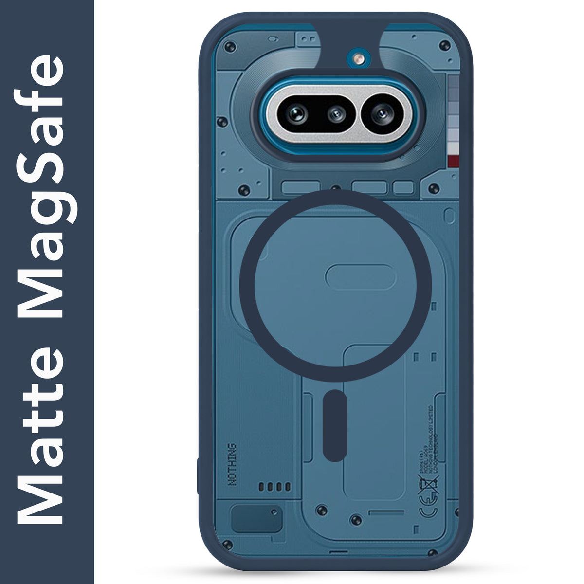 For Nothing Phone 4A 5G Matte Finish Back Case Cover (MagSafe Compatible | Translucent Soft Touch | Slim and Unbreakable)